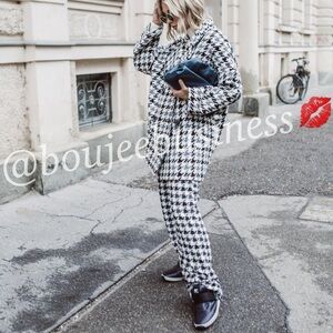ZARA BNWT High-waisted Plaid Pants